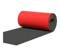 DIHRVTHC Basketball Pole Padding,Heavy Duty Square Post Pad for Player Protection, Flame Retardant PVC Wrap for Gym Playground Basement Column, Waterproof All Weather(Red,T0.4/33ft)