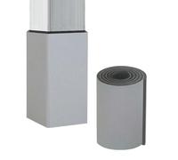 DIHRVTHC Industrial Pole Wrap Heavy Duty, Column Protector for Warehouse and Garage, Waterproof & Fireproof Pole Padding with High-Density Resilience Sponge(Grey,31"*39")