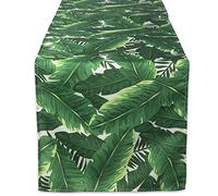 DII BANANA LEAF OUTDOOR TABLERUNNER, Polyester, Table Runner 14x108
