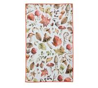 DII 18x30 inches Holiday Themed Reversible Waffle Microfiber Towel (Autumn Woodland)
