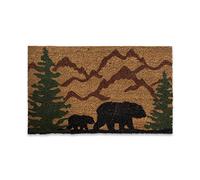 DII Animal Collection Natural Coir Doormat, 17x29, Bear Country