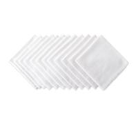 DII Basic Buffet 16x16 Cotton Napkin, Pack of 12, White - Perfect for Fall, Brunch, Dinner Parties, Showers, Weddings, Catering Events and Everyday Use