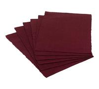 DII Basic Everyday Ribbed Tabletop 100% Cotton, Placemat Set, 13x19, Black, 6 Piece