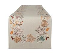 DII CAMZ10698 Cotton Table Runner, 14 x 72, Autumn Leaves