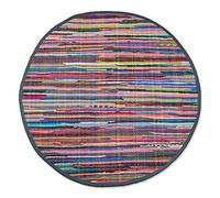 DII Chindi Home Collection Handwoven Multicolor Area Rag Rug, 36" Round