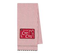 DII Christmas Holiday Designs Embellished Collection Kitchen Dish Towel, 18x28 inches (Old Fashion Candy Canes)