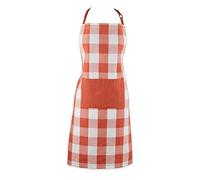 DII Classic Farmhouse Style for Your Home and Kitchen, Cotton, Vintage Red, Apron