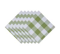 DII Classic Tabletop, Cotton, Antique Green, 20" x 20" (Set of 6)