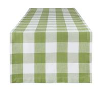 DII Classic Tabletop, Cotton, Antique Green, Table Runner, 14x72