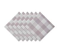 DII Classic Tabletop, Cotton, Dusty Lilac, 20" x 20" (Set of 6)