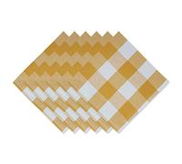 DII Classic Tabletop, Cotton, Honey Gold, 20" x 20" (Set of 6)