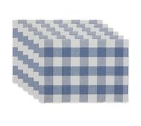 DII Classic Tabletop, Cotton, Stonewash Blue, Placemat Set, 13x19