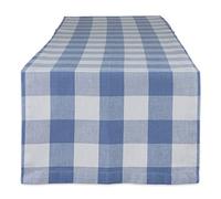DII Classic Tabletop, Cotton, Stonewash Blue, Table Runner, 14x72