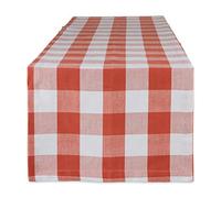 DII Classic Tabletop, Cotton, Vintage Red, 108" x 14" (Runner)