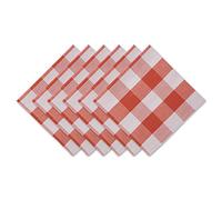 DII Classic Tabletop, Cotton, Vintage Red, 20" x 20" (Set of 6)