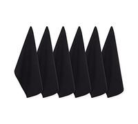 DII Cotton Flat Woven, Black, Small Set, 18x28