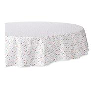 DII, Cotton, Multi Coloured Confetti Dots, Tablecloth, 70" Round