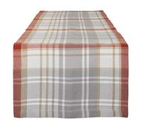 DII Cozy Picnic, Cotton, Plaid, Table Runner 14x108