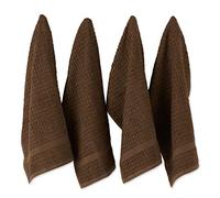 DII Dishtowel Set, Cotton, Brown, 15x26