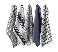 DII Dishtowel Set, Cotton, Nautical Blue, 18x28
