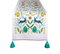 DII Easter Folk Collection, Kitchen Tabletop, Table Runner, 14x72, Easter Folk