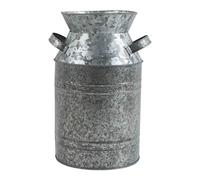 DII Galvanized Metal Décor, Rustic Farmhouse, Milk Can, Silver