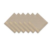 DII Gold Stripe, 20" x 20" (Set of 6)