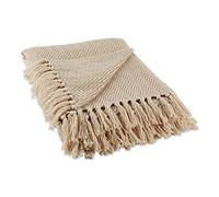 DII Hand-Knitted Cotton, Stone, 50x60
