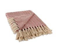 DII Handloomed Cotton, Barn Red, 50x60