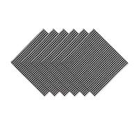 DII Kitchen Collection, Cotton, Bee Kind Gingham, 20" x 20" (Set of 6)