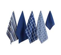 DII Kitchen Set, Cotton, Nautical Blue, Dishtowel, 18x28 Dishcloth, 13x13