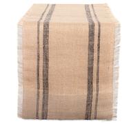 DII Kitchen Tabletop, Jute, Gray, Table Runner, 14x72