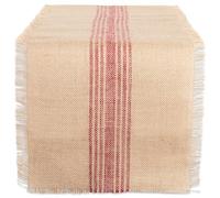 DII Kitchen Tabletop, Jute, Red, 14x72