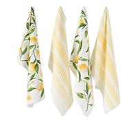 DII Lemon Bliss Kitchen Collection, Dishtowel Set, 4 Piece