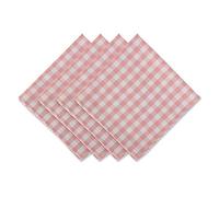 DII Machine Washable Everyday Basic, Cotton, Pink & White Gingham, Standard