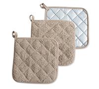 DII Machine Washable, Heat Resistant, Stone, 7 x 7 Inches