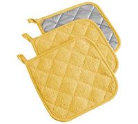 DII Machine Washable, Heat Resistant, Yellow, 7 x 7 Inches