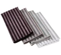 DII Multi-Purpose Microfiber, Gray Stripes, Dishtowel Set