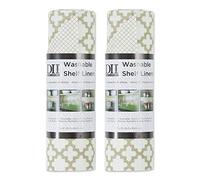 DII Non-Adhesive Cut to Fit, Polyester, Cream Lattice, 12x120