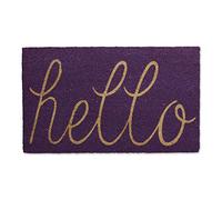 DII Non-Slip Durable Outdoor/Indoor, Pet Friendly, Natural Fibers, Purple, 18x30