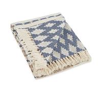 DII Picnic, BBQ, Camping, Beach, Cotton, French Blue & Stone, 50x60