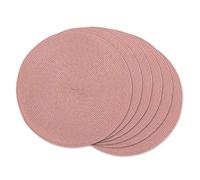 DII Placemats, Polyurethane, Pink Sorbet, 15" Diameter