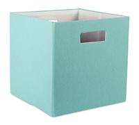 DII Poly-Cube Storage Collection Hard Sided, Collapsible Solid, Small, Aqua
