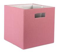 DII Poly-Cube Storage Collection Hard Sided, Collapsible Solid, Small, Rose