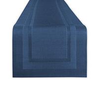 DII Woven Indoor Outdoor, Polyvinyl Chloride, Nautical Blue, Table Runner, 14x72