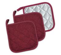 DII Quilted 100% Cotton, Wine, Potholder