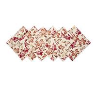 DII Rustic Autumn Leaves Kitchen Collection Thanksgiving & Fall Table Décor, Napkin Set, 20x20, 6 Piece