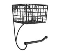 DII Rustic Farmhouse Bathroom Décor, Metal, Black, Toilet Paper Holder