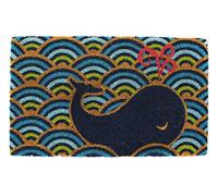 DII Spring/Summer Doormat, Coir, Whale, 17x29