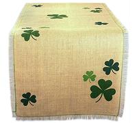 DII St. Patrick's Day Collection Table Top, Runner, 14x108, Shamrock